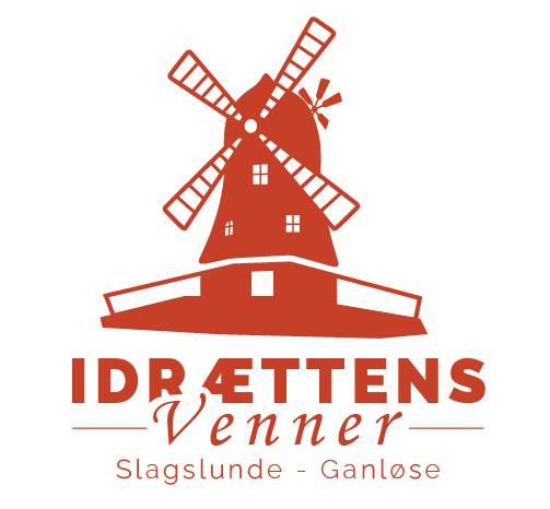 Idrættens venner — Kvadrat logo, rød